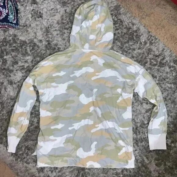 Aerie American Eagle AE Oversized Sunwashed Desert Camo Hoodie Size medium - Picture 4 of 7